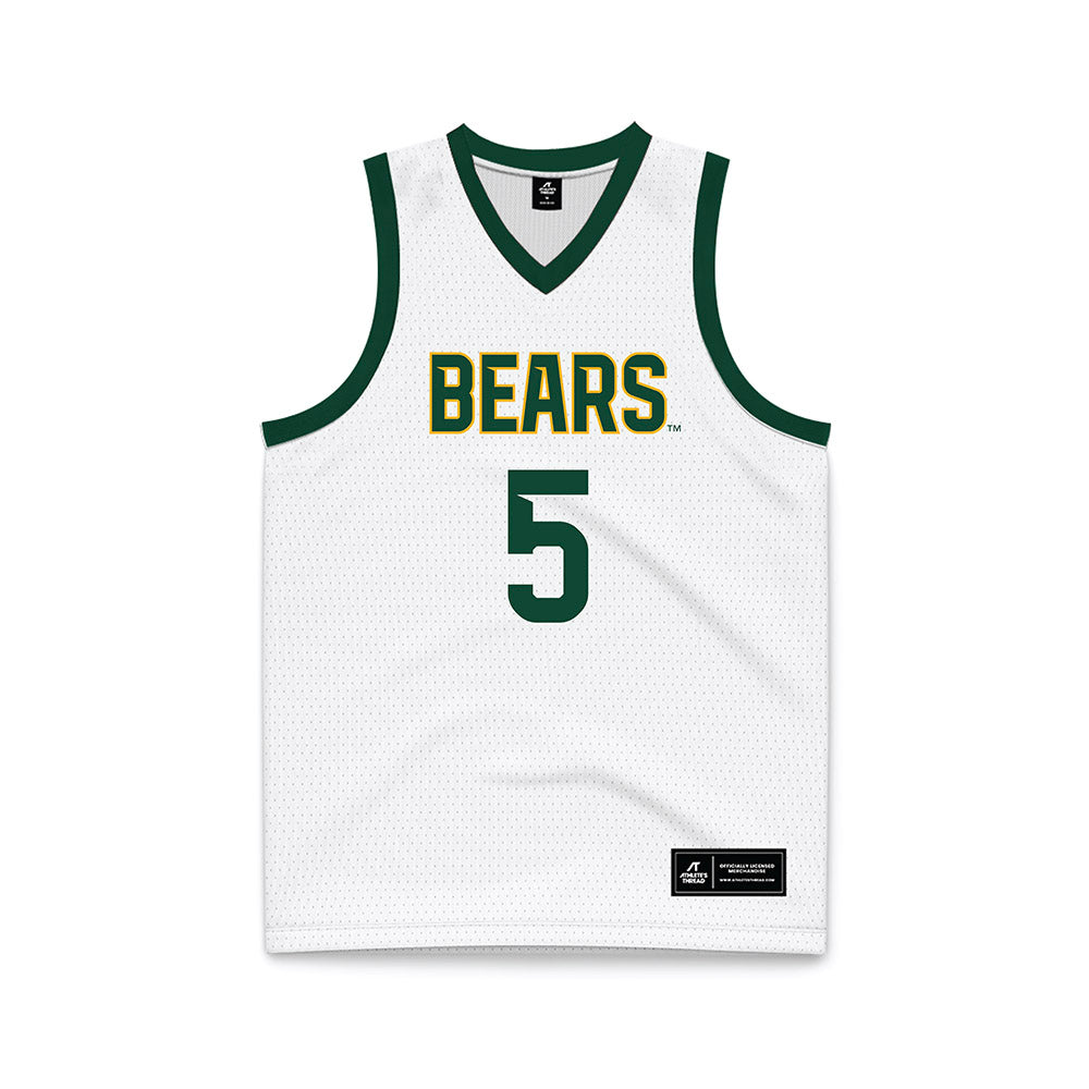Baylor - NCAA Women's Basketball : Darianna Littlepage-Buggs - White Basketball Jersey-0