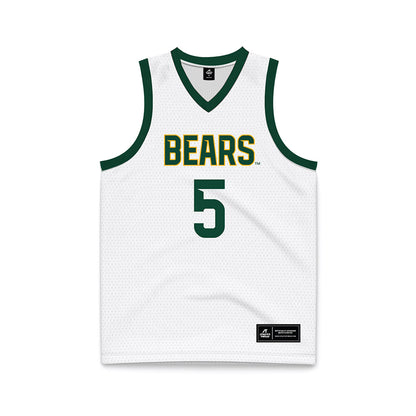 Baylor - NCAA Women's Basketball : Darianna Littlepage-Buggs - White Basketball Jersey-0
