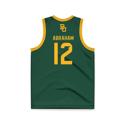 Baylor - NCAA Women's Basketball : Kyla Abraham - Green Basketball Jersey-1