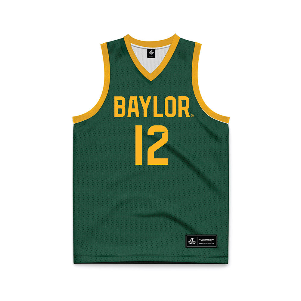 Baylor - NCAA Women's Basketball : Kyla Abraham - Green Basketball Jersey-0