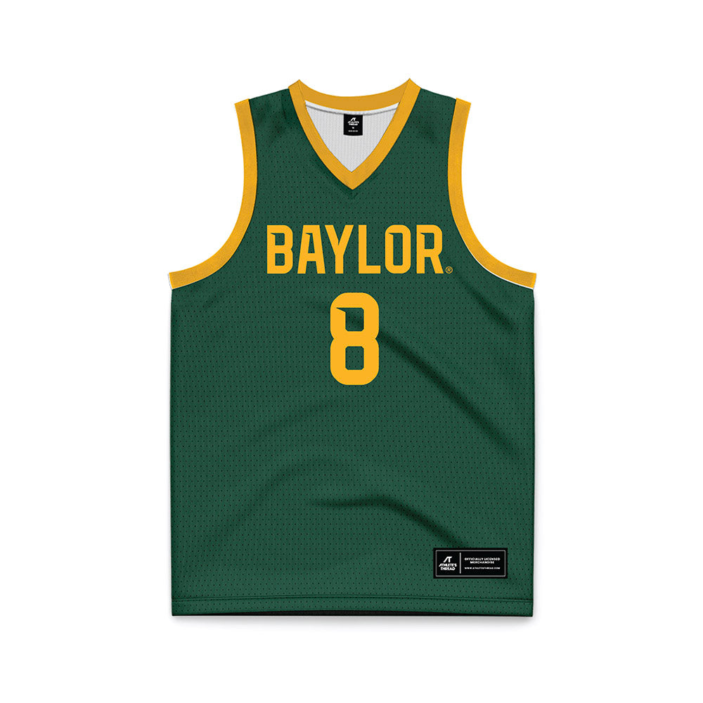 Baylor - NCAA Women's Basketball : Kayla Nelms - Green Basketball Jersey-0