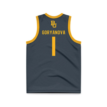 Baylor - NCAA Women's Basketball : Ines Goryanova - Anthracite Basketball Jersey-1