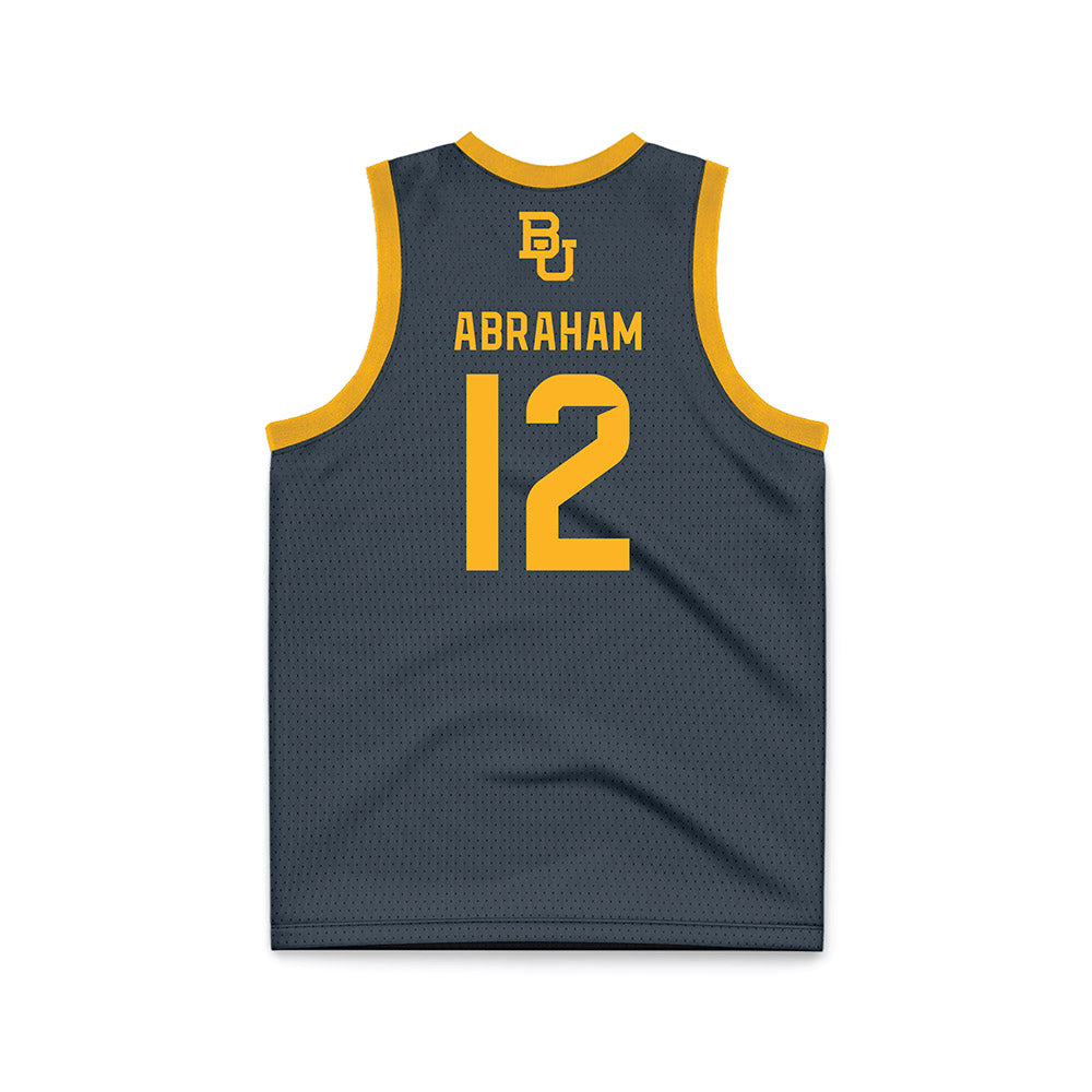 Baylor - NCAA Women's Basketball : Kyla Abraham - Anthracite Basketball Jersey-1