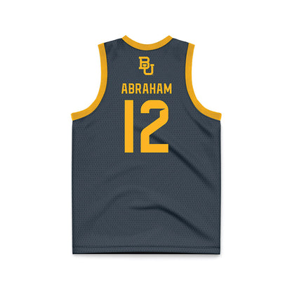 Baylor - NCAA Women's Basketball : Kyla Abraham - Anthracite Basketball Jersey-1