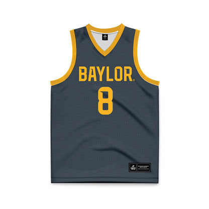 Baylor - NCAA Women's Basketball : Kayla Nelms - Anthracite Basketball Jersey-0
