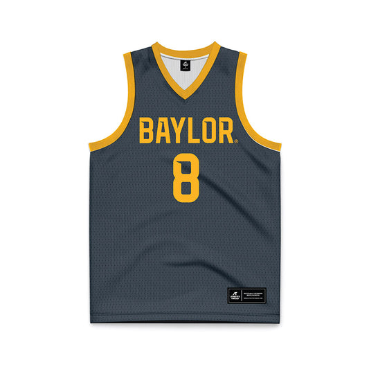 Baylor - NCAA Women's Basketball : Kayla Nelms - Anthracite Basketball Jersey-0