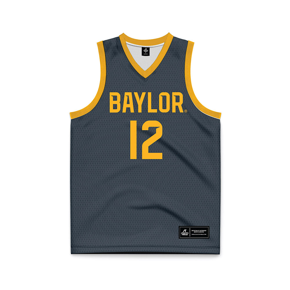 Baylor - NCAA Women's Basketball : Kyla Abraham - Anthracite Basketball Jersey-0