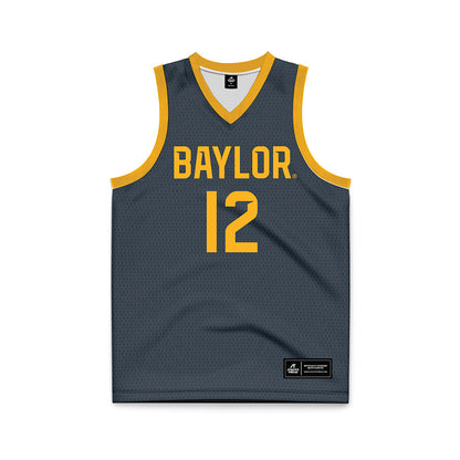 Baylor - NCAA Women's Basketball : Kyla Abraham - Anthracite Basketball Jersey-0