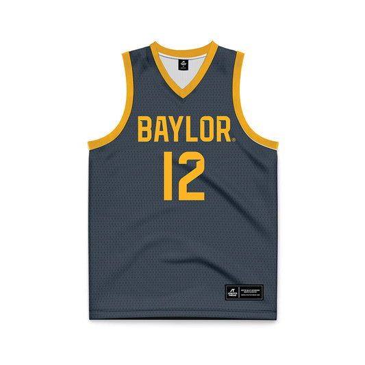 Baylor - NCAA Women's Basketball : Kyla Abraham - Anthracite Basketball Jersey-0