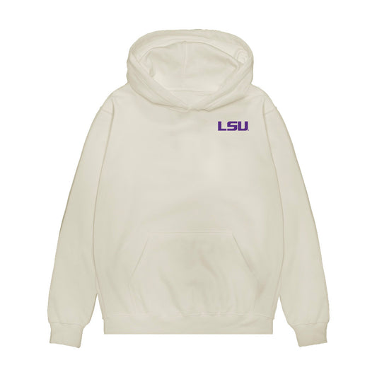LSU - NCAA Men's Basketball : Dedan Thomas Jr. - Collage Premium Hooded Sweatshirt-0