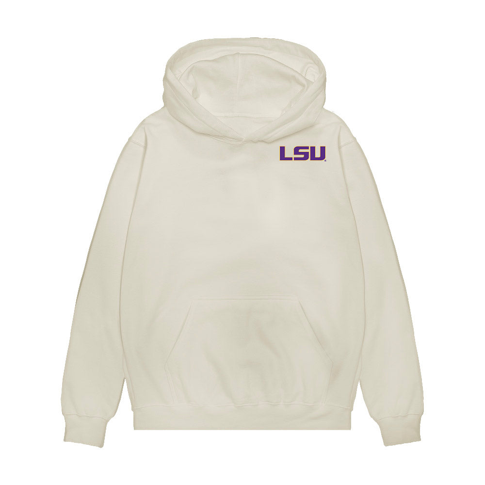 LSU - NCAA Women's Volleyball : Tireh Smith - Collage Premium Hooded Sweatshirt-0