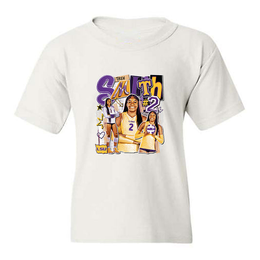 LSU - NCAA Women's Volleyball : Tireh Smith - Collage Youth T-Shirt-0