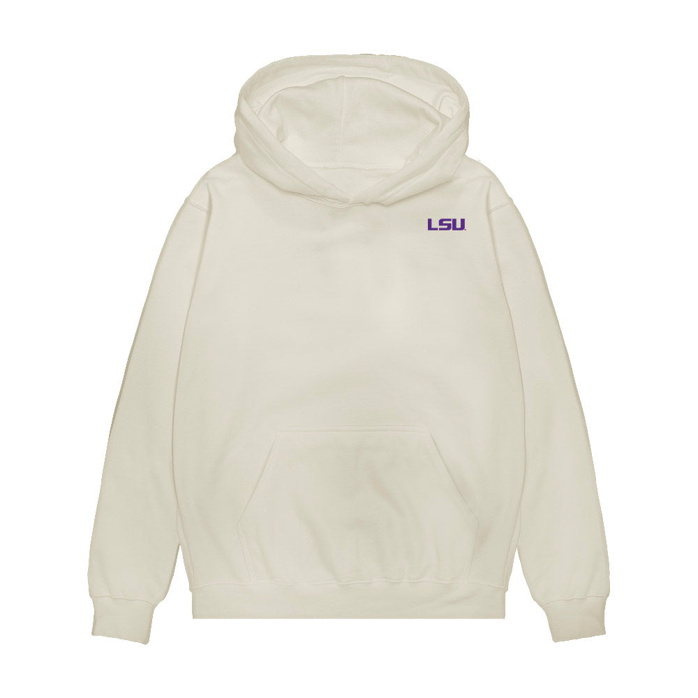 LSU - NCAA Women's Soccer : Jazmin Ferguson - Collage Premium Hooded Sweatshirt-0