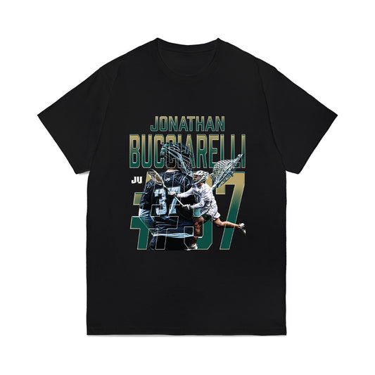 Jacksonville - NCAA Men's Lacrosse : Jonathan Bucciarelli - Collage Comfort Colors T-Shirt-0