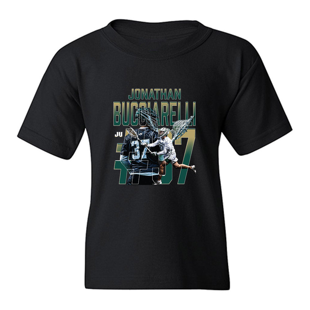 Jacksonville - NCAA Men's Lacrosse : Jonathan Bucciarelli - Collage Youth T-Shirt-0