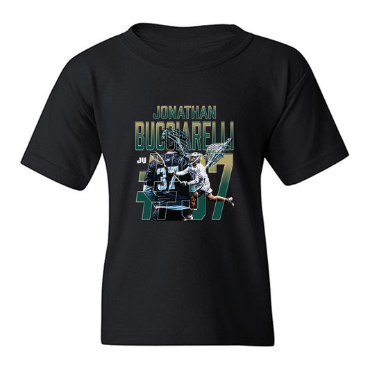 Jacksonville - NCAA Men's Lacrosse : Jonathan Bucciarelli - Collage Youth T-Shirt-0