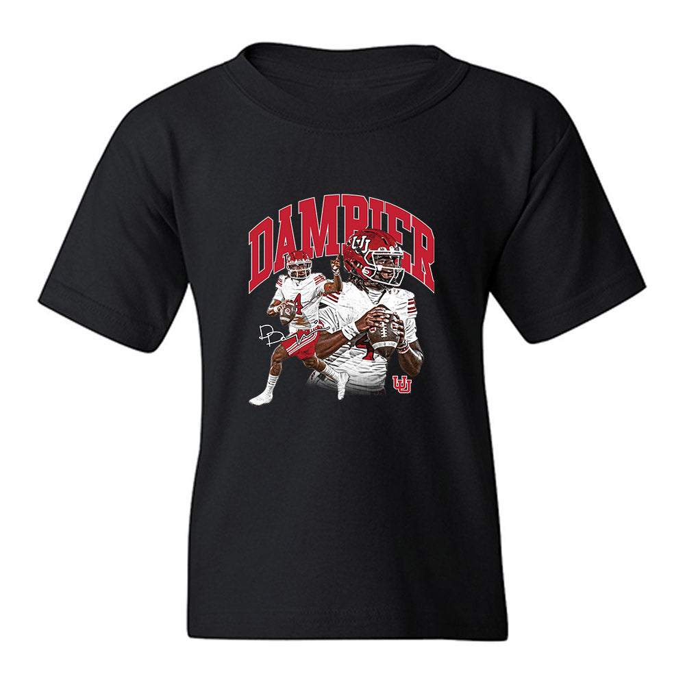 Utah - NCAA Football : Devon Dampier - Collage Youth T-Shirt-0