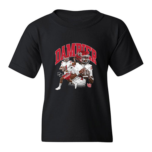 Utah - NCAA Football : Devon Dampier - Collage Youth T-Shirt-0