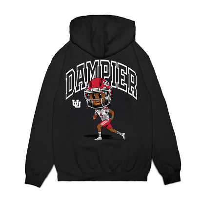 Utah - NCAA Football : Devon Dampier - Emoji Graphic Tee Premium Hooded Sweatshirt-1