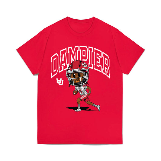 Utah - NCAA Football : Devon Dampier - Emoji Graphic Tee Comfort Colors T-Shirt-0