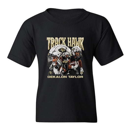 Colorado - NCAA Football : DeKalon Taylor - Individual Collage Youth T-Shirt-0