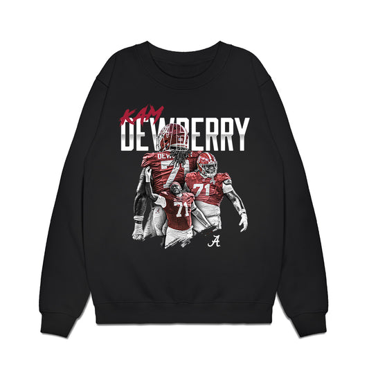 Alabama - NCAA Football : Kam Dewberry - Collage Premium Crewneck Sweatshirt-0