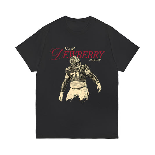 Alabama - NCAA Football : Kam Dewberry - Comfort Colors T-Shirt-0