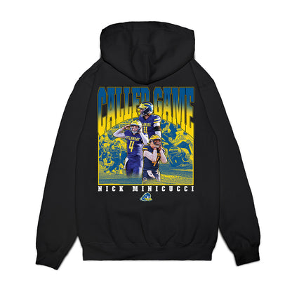 Delaware - NCAA Football : Nicholas Minicucci - Called Game Premium Hooded Sweatshirt-1