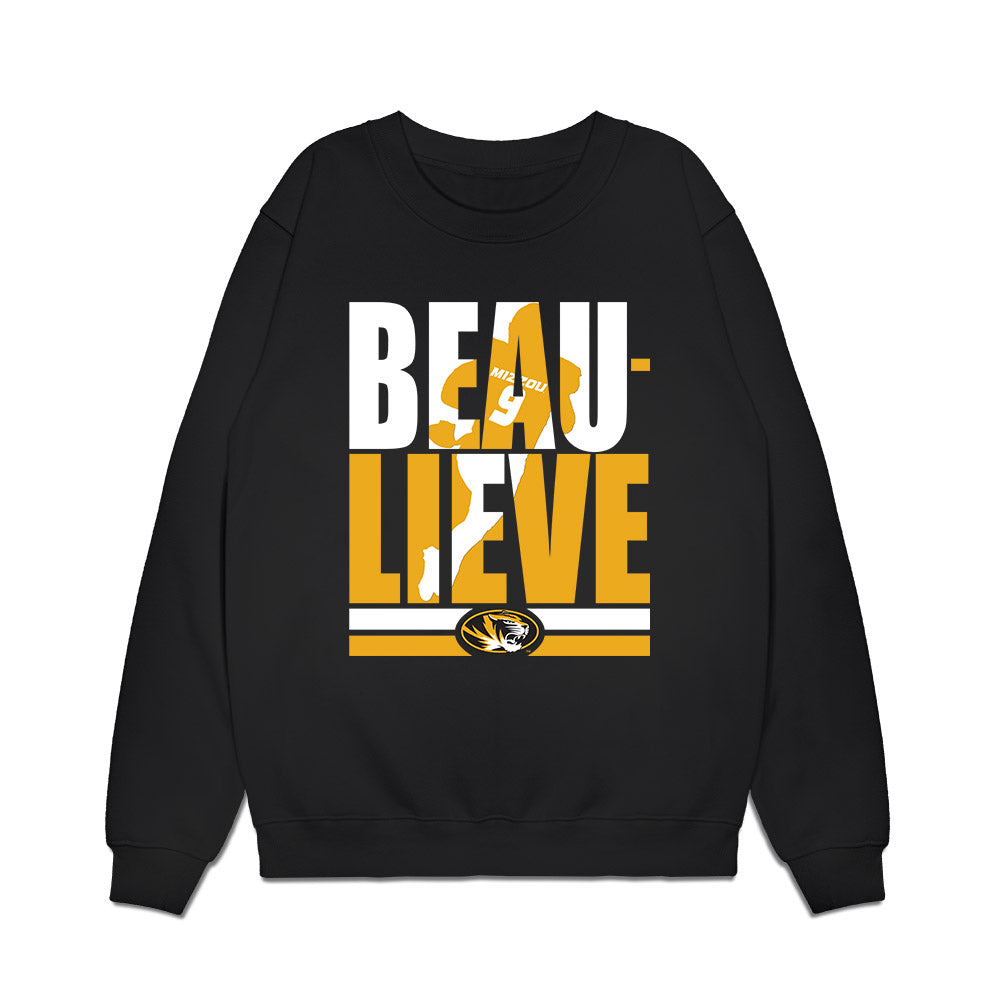 Missouri - NCAA Football : Beau Pribula - BeauLieve Premium Crewneck Sweatshirt-0