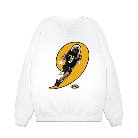 Missouri - NCAA Football : Beau Pribula - Breakthrough Series Premium Crewneck Sweatshirt-0