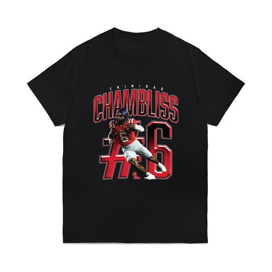 Ole Miss - NCAA Football : Trinidad Chambliss - Collage Comfort Colors T-Shirt-0