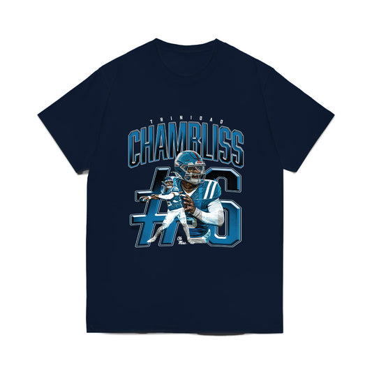 Ole Miss - NCAA Football : Trinidad Chambliss - Collage Comfort Colors T-Shirt-0