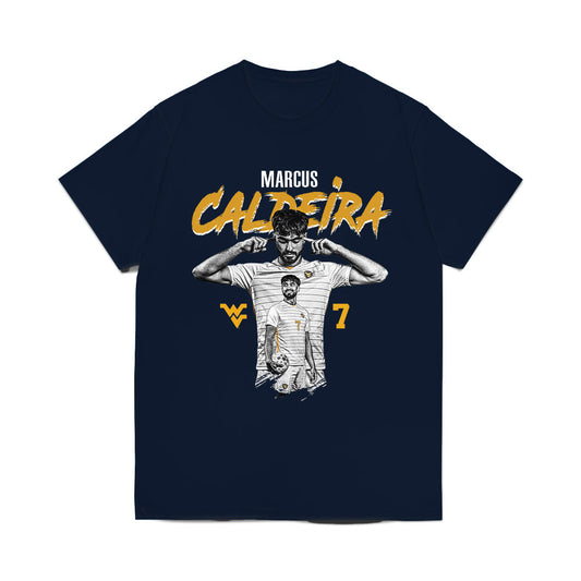 West Virginia - NCAA Men's Soccer : Marcus Caldeira - Comfort Colors T-Shirt-0