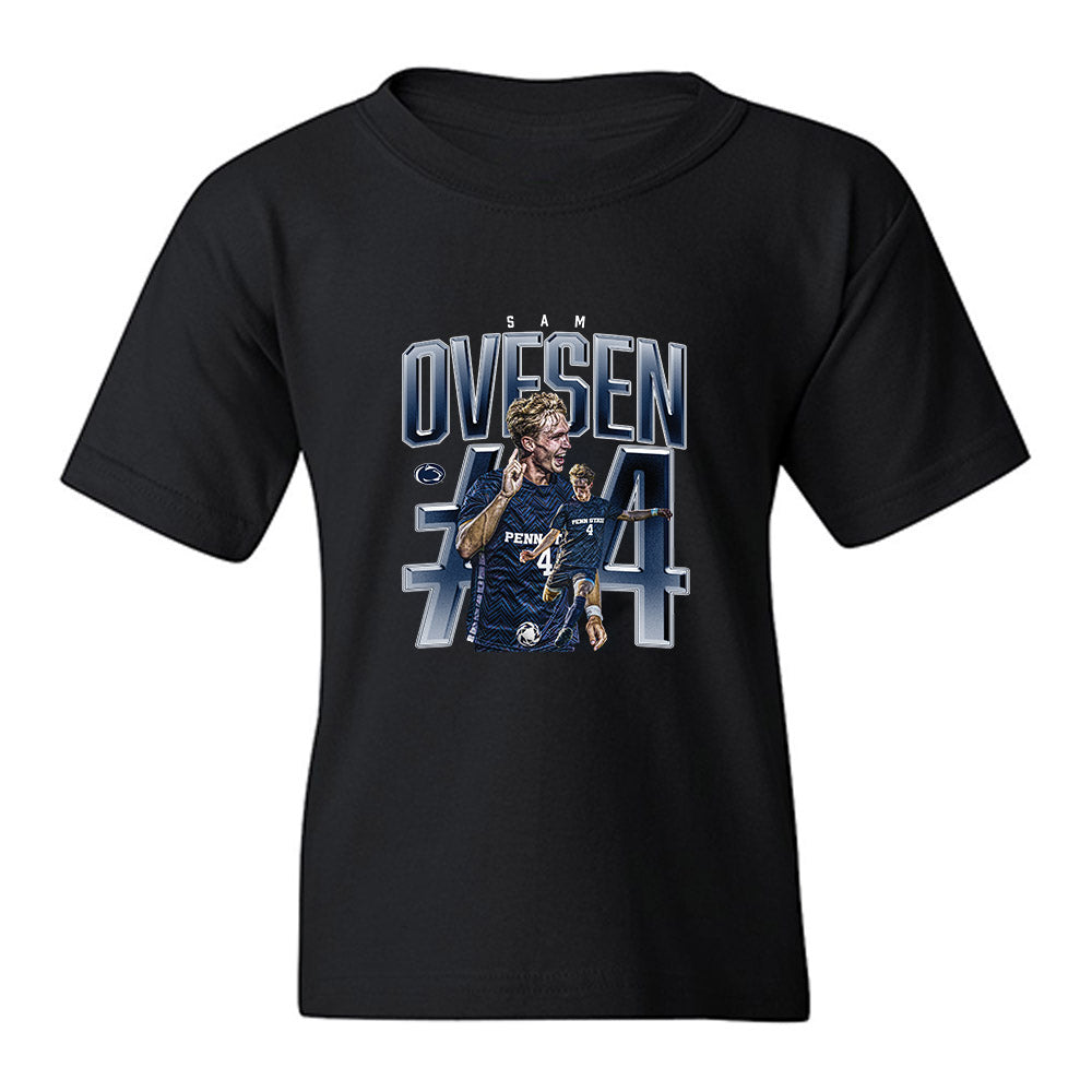 Penn State - NCAA Men's Soccer : Samuel Ovesen - Collage Youth T-Shirt-0