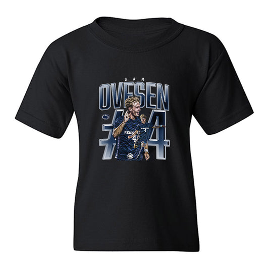 Penn State - NCAA Men's Soccer : Samuel Ovesen - Collage Youth T-Shirt-0