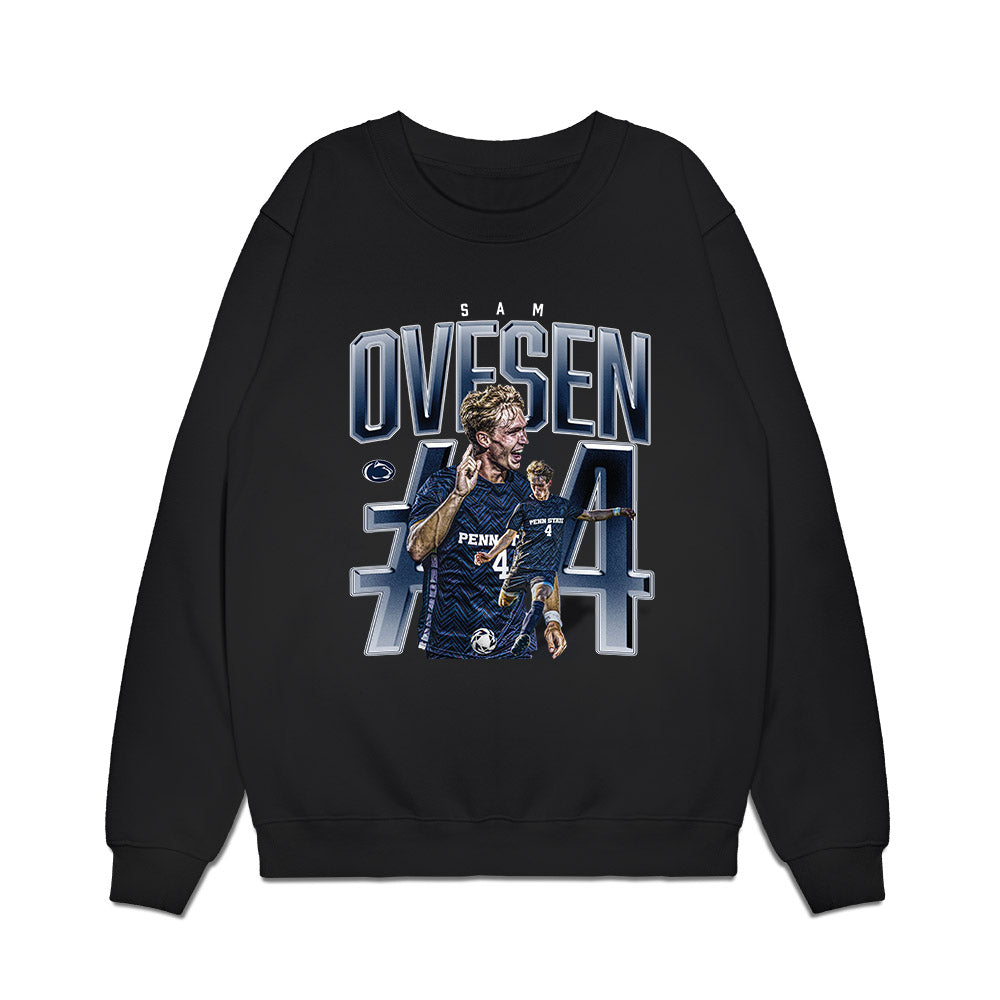 Penn State - NCAA Men's Soccer : Samuel Ovesen - Collage Premium Crewneck Sweatshirt-0