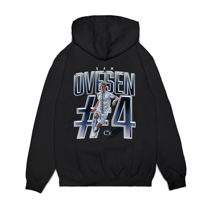 Penn State - NCAA Men's Soccer : Samuel Ovesen - Collage Premium Hooded Sweatshirt-1
