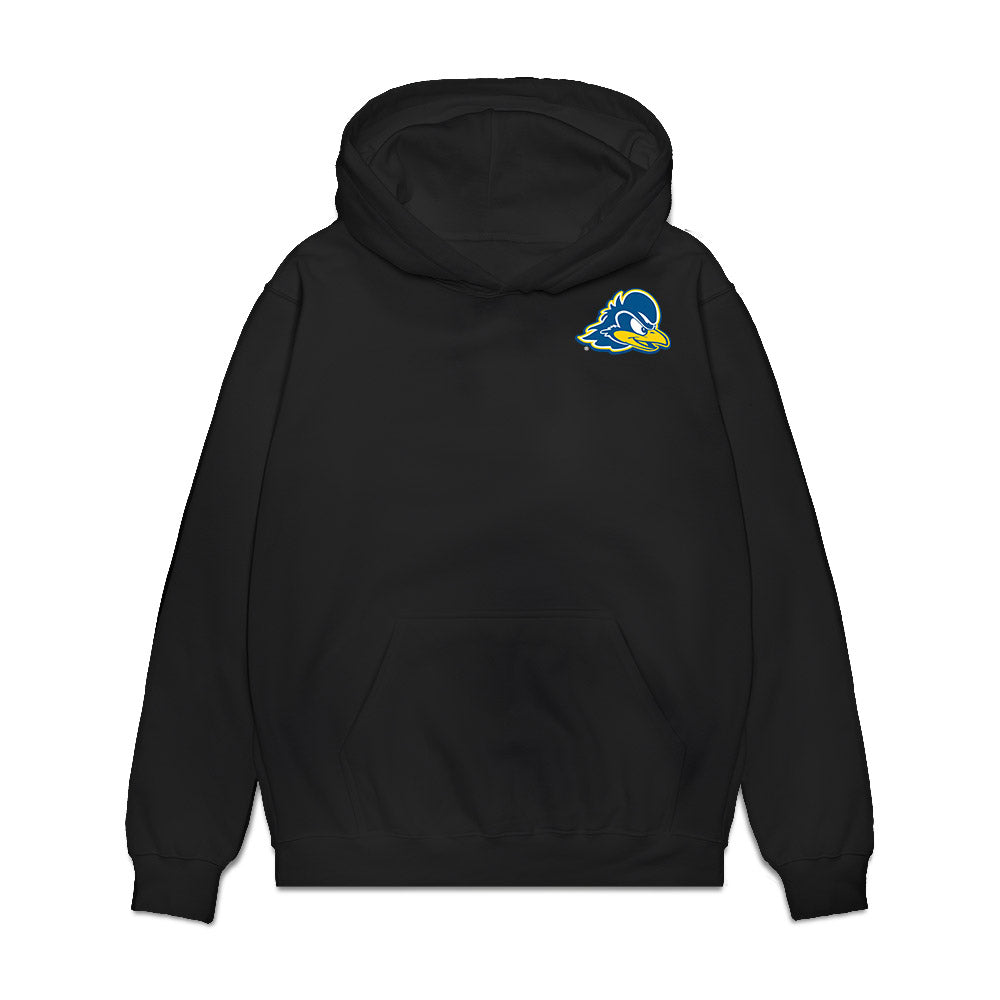 Delaware - NCAA Men's Golf : Arsit Areephun - Collage Premium Hooded Sweatshirt-0