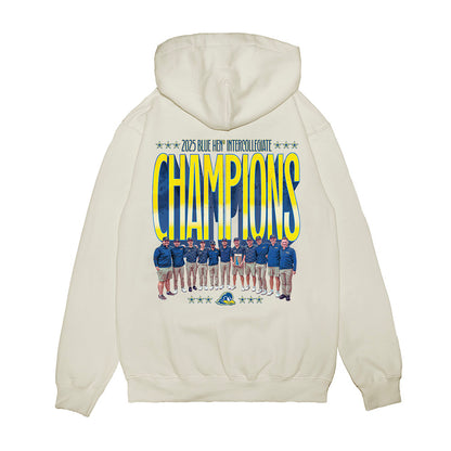 Delaware - NCAA Men's Golf : Arsit Areephun - Blue Hen Intercollegiate Champions 2025 Premium Hooded Sweatshirt-1
