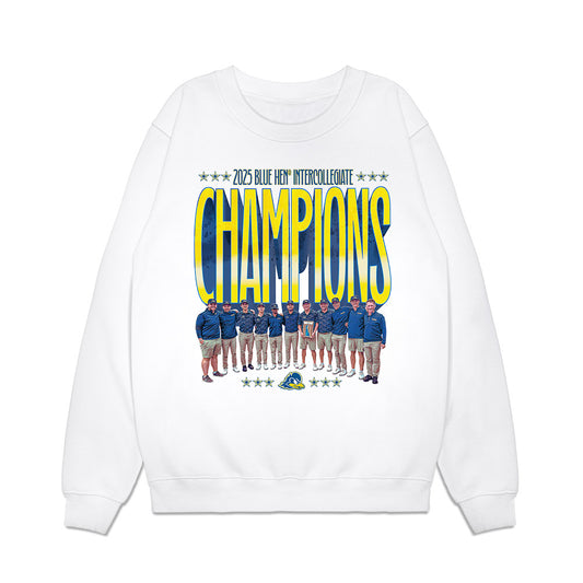 Delaware - NCAA Men's Golf : Arsit Areephun - Blue Hen Intercollegiate Champions 2025 Premium Crewneck Sweatshirt-0
