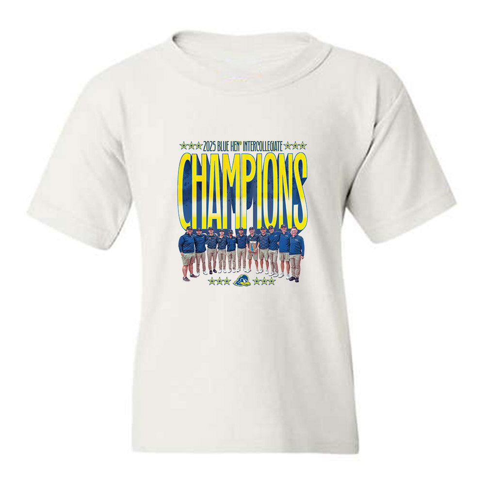 Delaware - NCAA Men's Golf : Arsit Areephun - Blue Hen Intercollegiate Champions 2025 Youth T-Shirt-0
