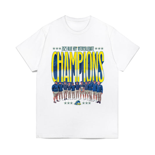 Delaware - NCAA Men's Golf : Arsit Areephun - Blue Hen Intercollegiate Champions 2025 Comfort Colors T-Shirt-0