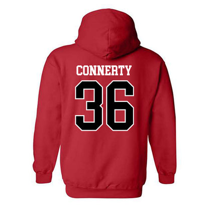 BSU - NCAA Football : Matt Connerty - Classic Shersey Hooded Sweatshirt-1