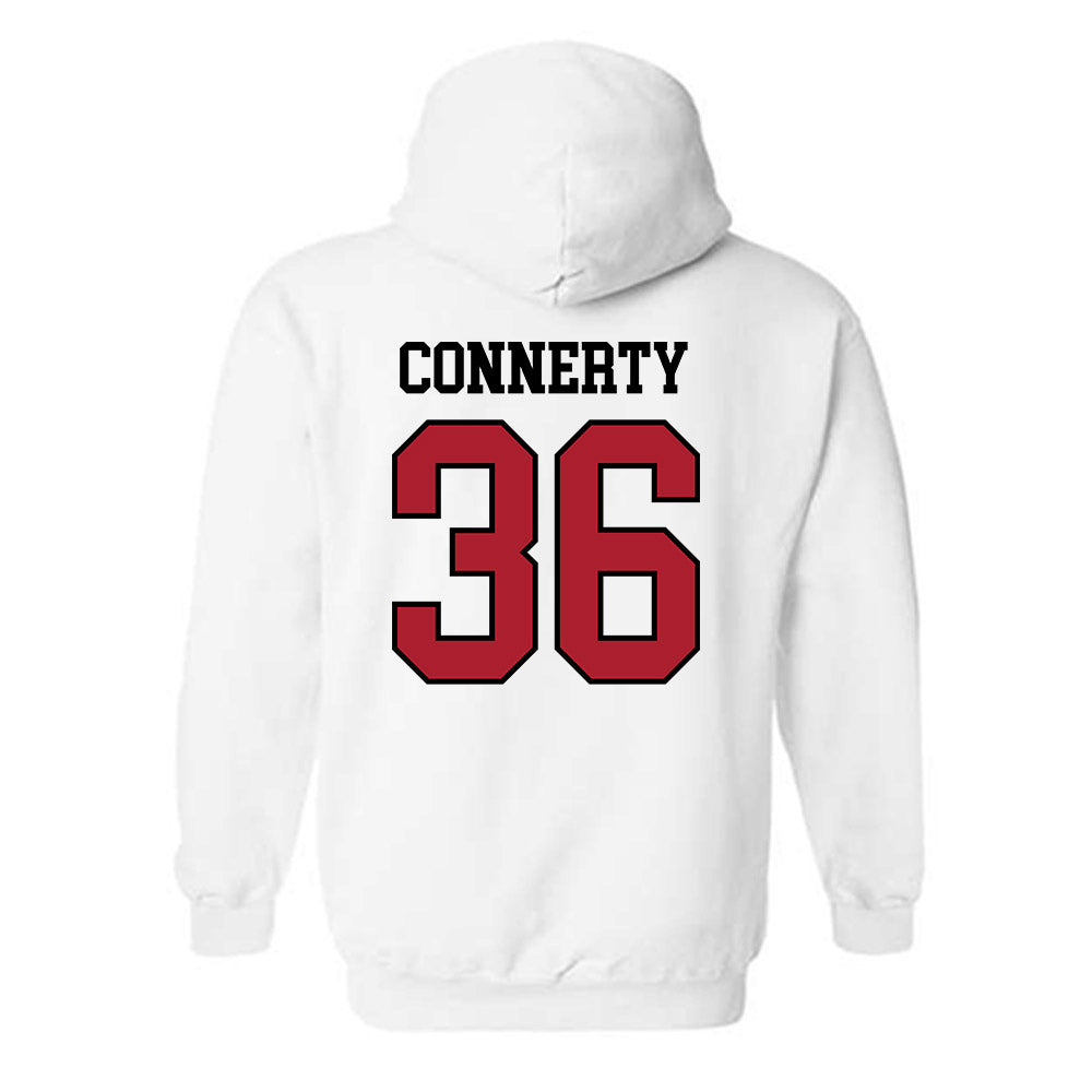 BSU - NCAA Football : Matt Connerty - Classic Shersey Hooded Sweatshirt-1
