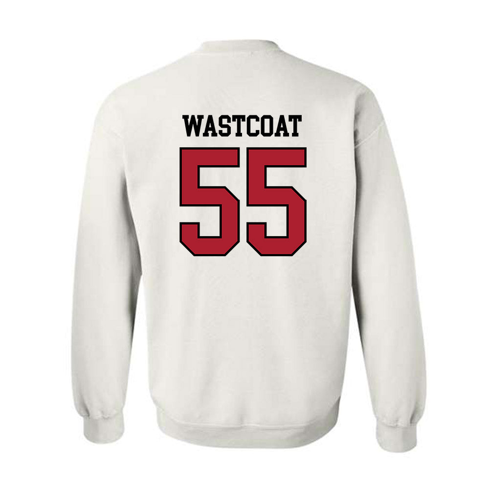 BSU - NCAA Football : Noah Wastcoat - Classic Shersey Crewneck Sweatshirt-1