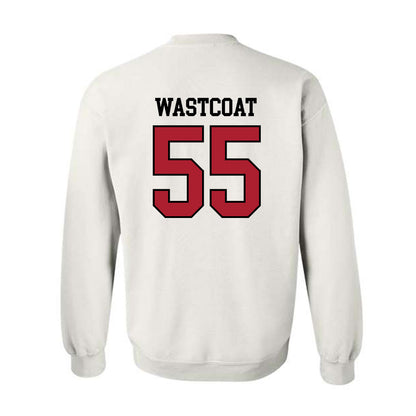 BSU - NCAA Football : Noah Wastcoat - Classic Shersey Crewneck Sweatshirt-1
