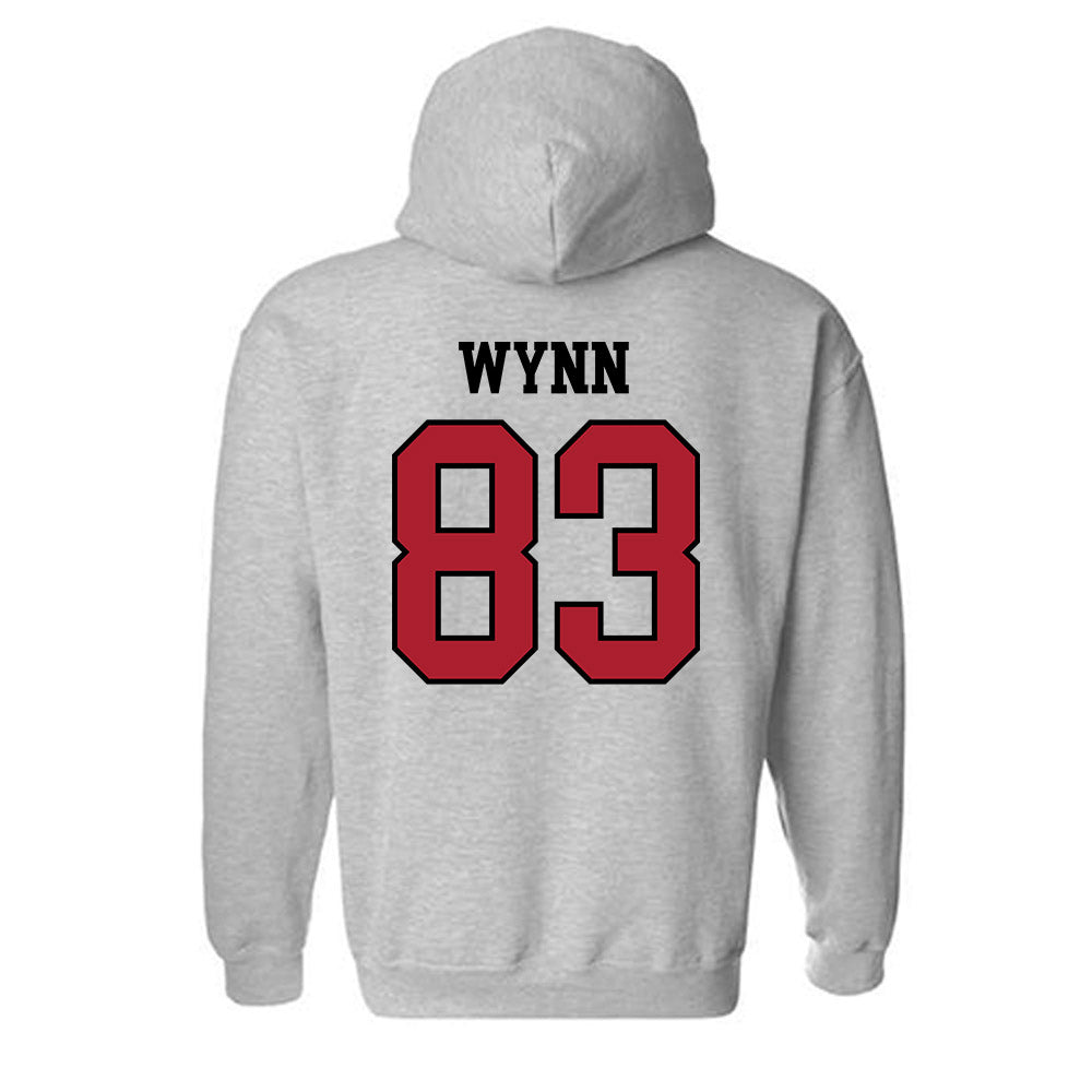 BSU - NCAA Football : Mike Wynn - Classic Shersey Hooded Sweatshirt-1