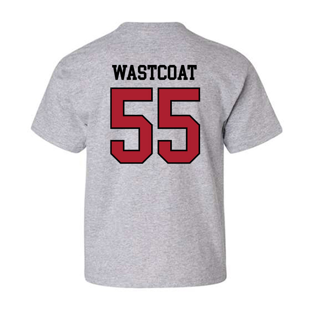 BSU - NCAA Football : Noah Wastcoat - Classic Shersey Youth T-Shirt-1