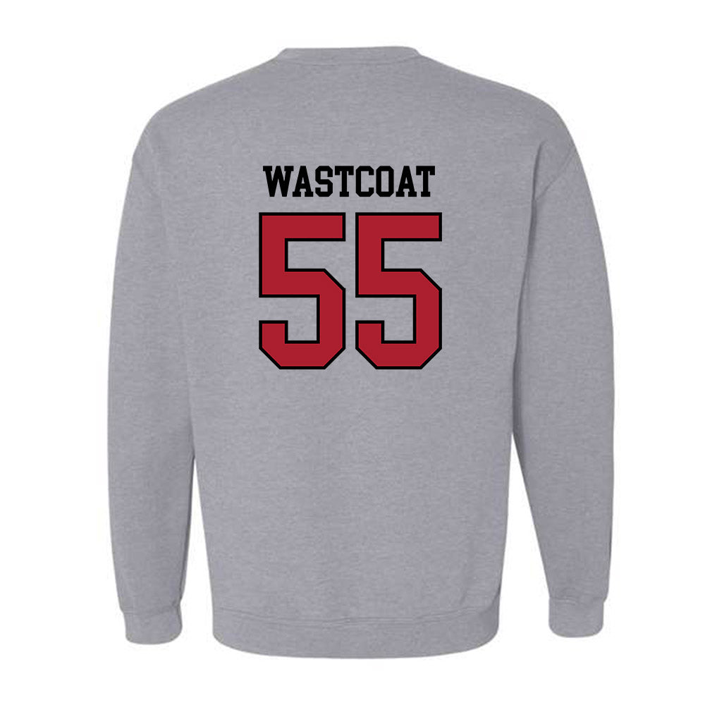 BSU - NCAA Football : Noah Wastcoat - Classic Shersey Crewneck Sweatshirt-1