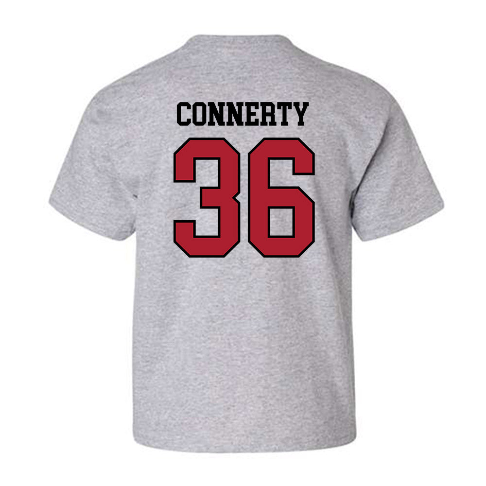 BSU - NCAA Football : Matt Connerty - Classic Shersey Youth T-Shirt-1